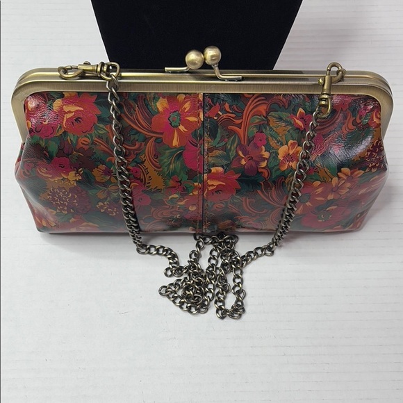 PATRICIA NASH Rustic Nature Potenaz Floral Leather Handbag Purse - Picture 2 of 7